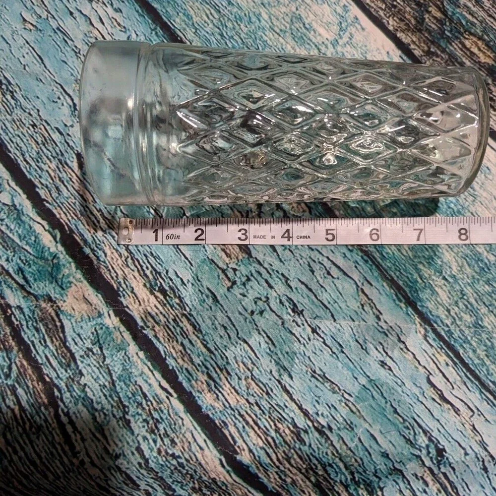 MCM Vintage Quilted Peanut‎ Butter / Jelly Jar Stamped 28 & 5 Mold